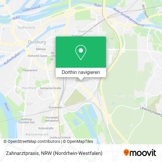 Zahnarztpraxis Karte