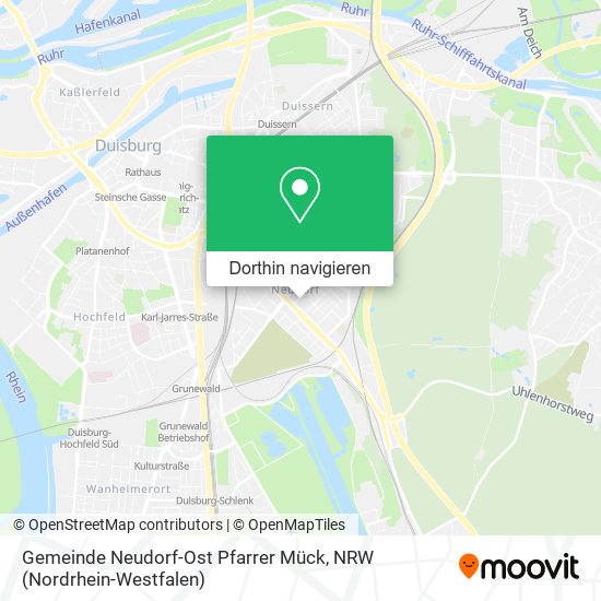 Gemeinde Neudorf-Ost Pfarrer Mück Karte