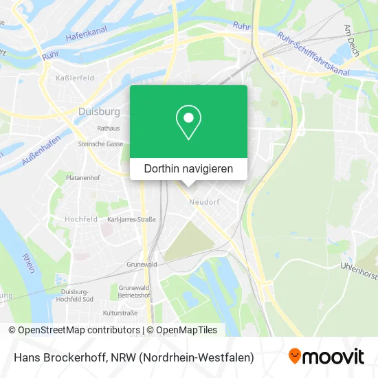 Hans Brockerhoff Karte