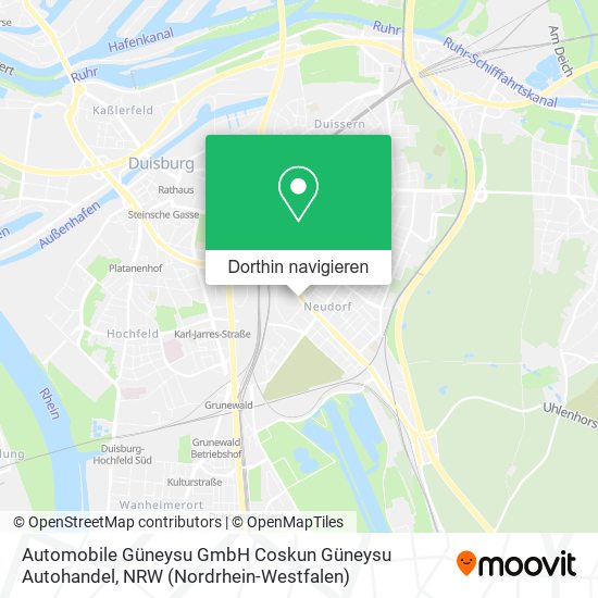 Automobile Güneysu GmbH Coskun Güneysu Autohandel Karte