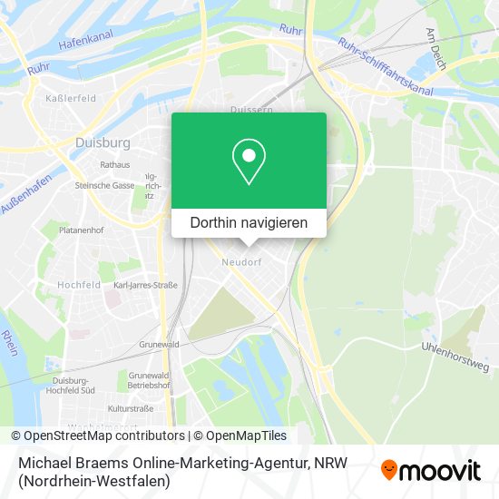 Michael Braems Online-Marketing-Agentur Karte