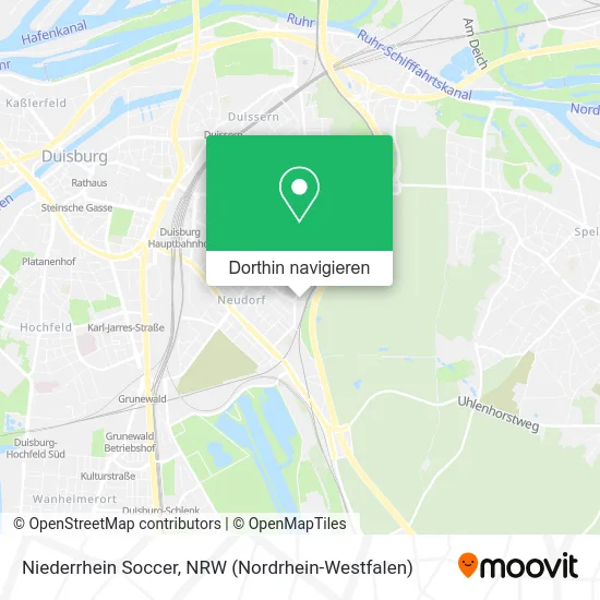 Niederrhein Soccer Karte