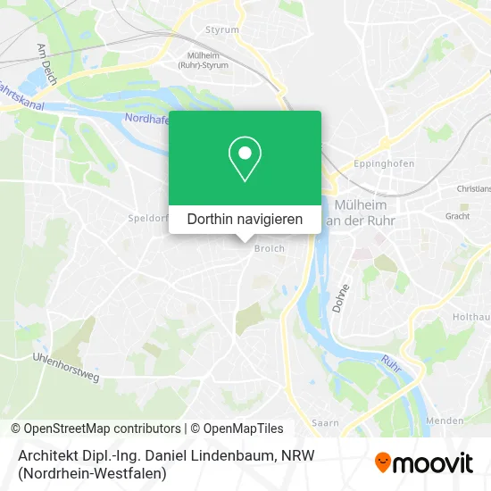 Architekt Dipl.-Ing. Daniel Lindenbaum Karte
