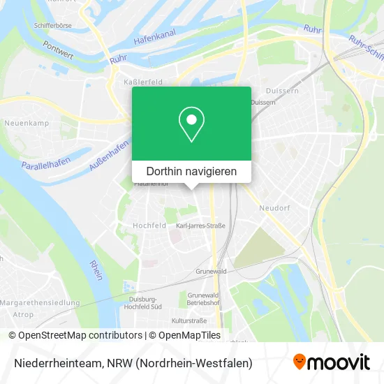 Niederrheinteam Karte