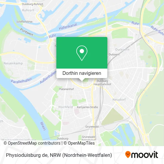 Physioduisburg de Karte