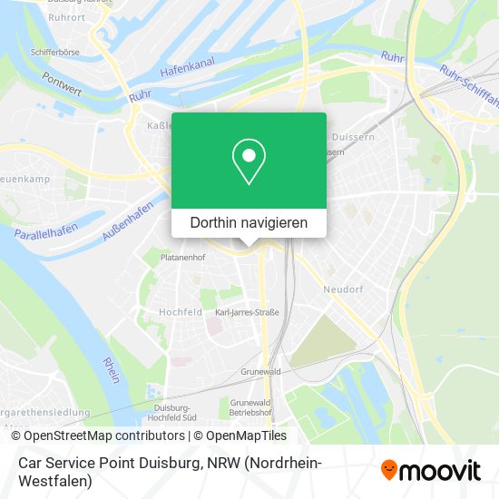 Car Service Point Duisburg Karte