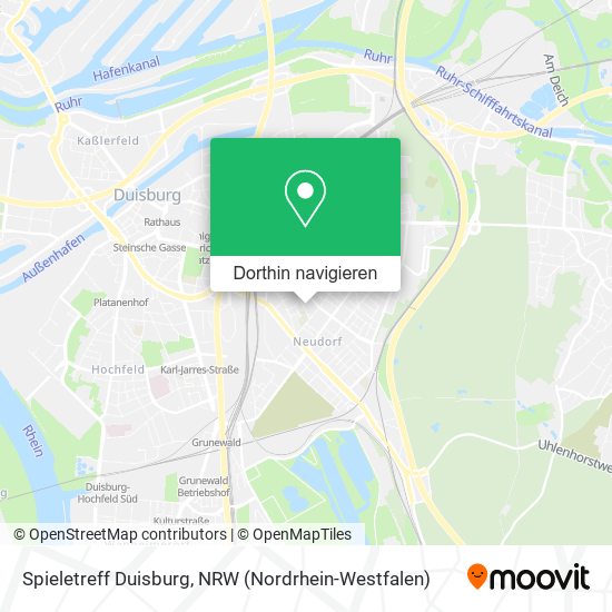 Spieletreff Duisburg Karte