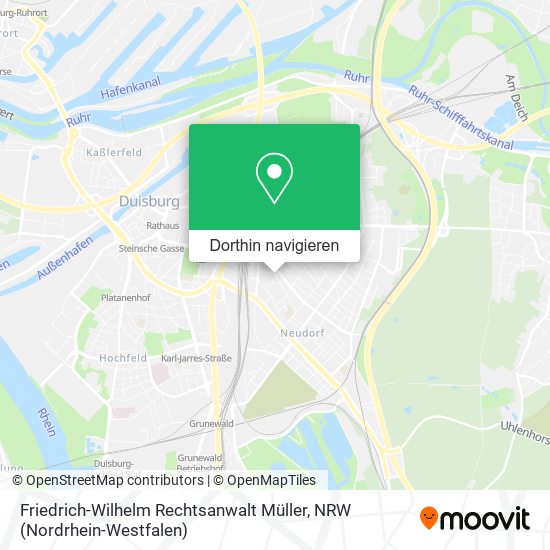 Friedrich-Wilhelm Rechtsanwalt Müller Karte