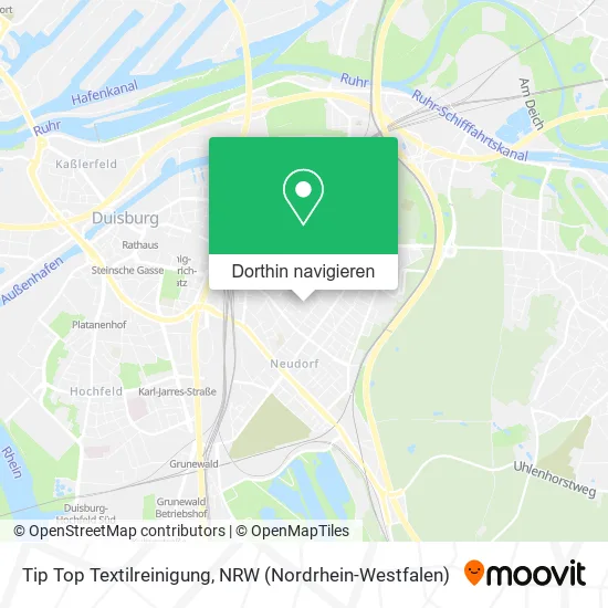 Tip Top Textilreinigung Karte