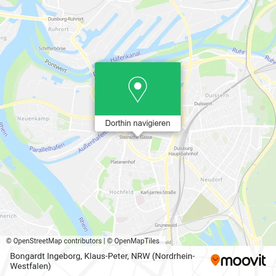 Bongardt Ingeborg, Klaus-Peter Karte