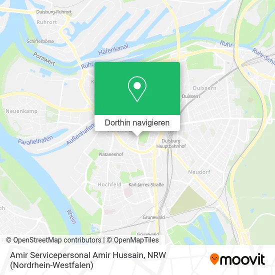 Amir Servicepersonal Amir Hussain Karte