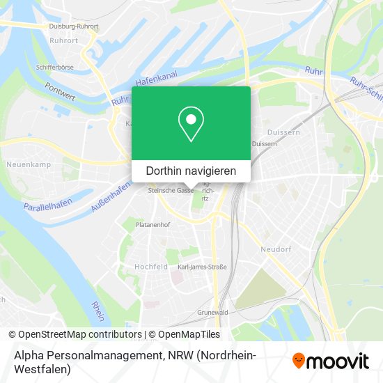 Alpha Personalmanagement Karte