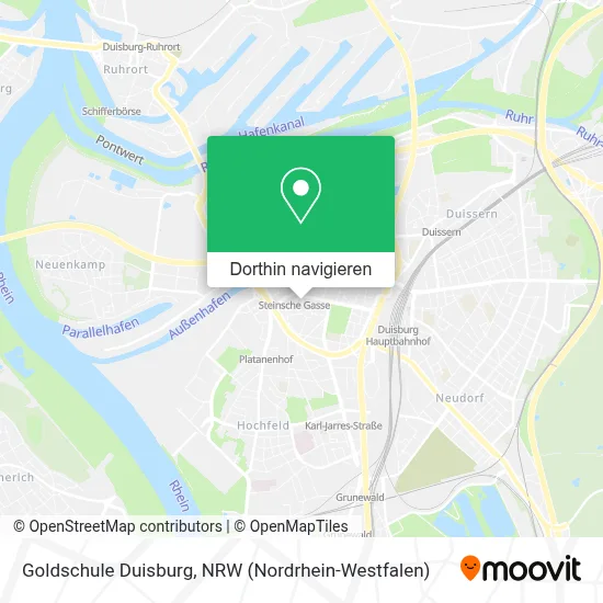 Goldschule Duisburg Karte