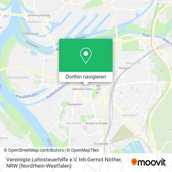 Vereinigte Lohnsteuerhilfe e.V. Inh.Gernot Nöther Karte