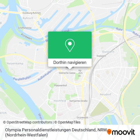 Olympia Personaldienstleistungen Deutschland Karte