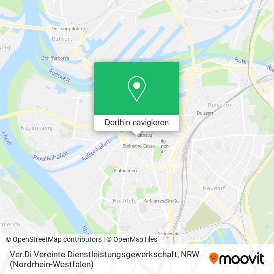 Ver.Di Vereinte Dienstleistungsgewerkschaft Karte