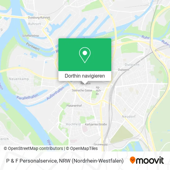 P & F Personalservice Karte