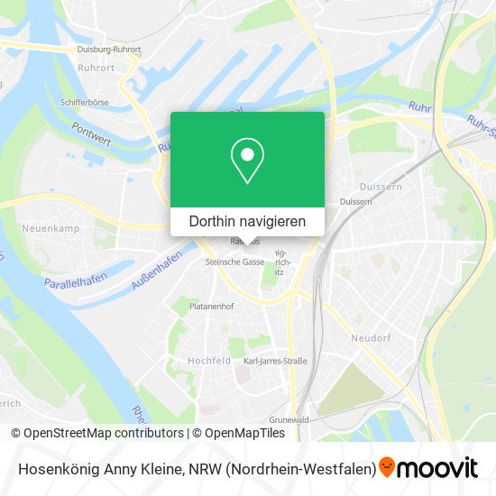 Hosenkönig Anny Kleine Karte