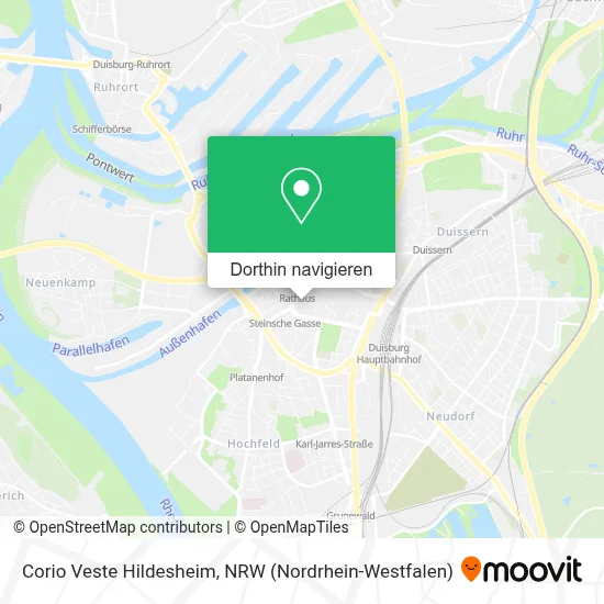 Corio Veste Hildesheim Karte