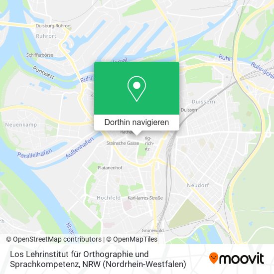 Los Lehrinstitut für Orthographie und Sprachkompetenz Karte