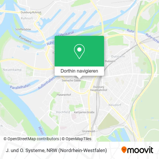 J. und O. Systeme Karte