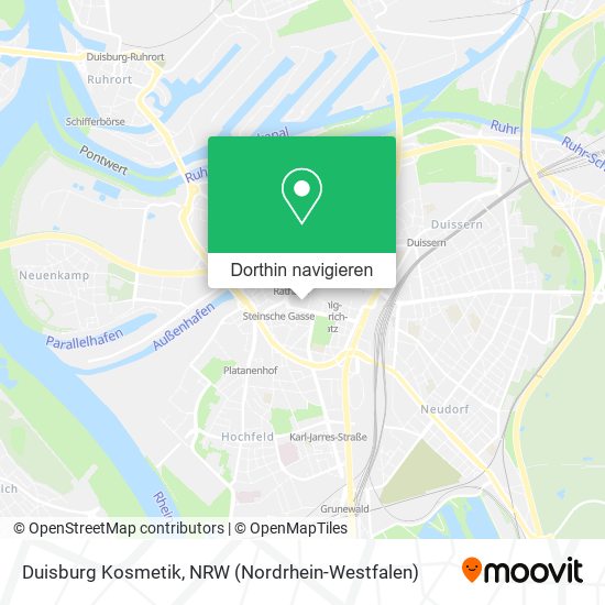 Duisburg Kosmetik Karte