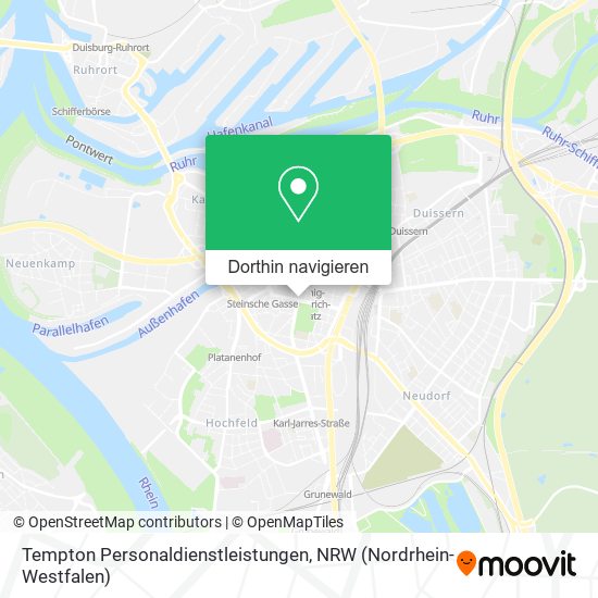 Tempton Personaldienstleistungen Karte