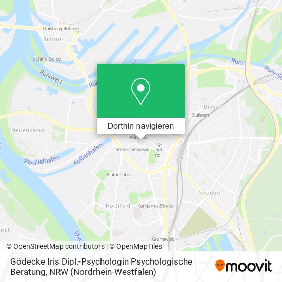 Gödecke Iris Dipl.-Psychologin Psychologische Beratung Karte