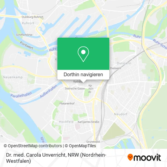 Dr. med. Carola Unverricht Karte