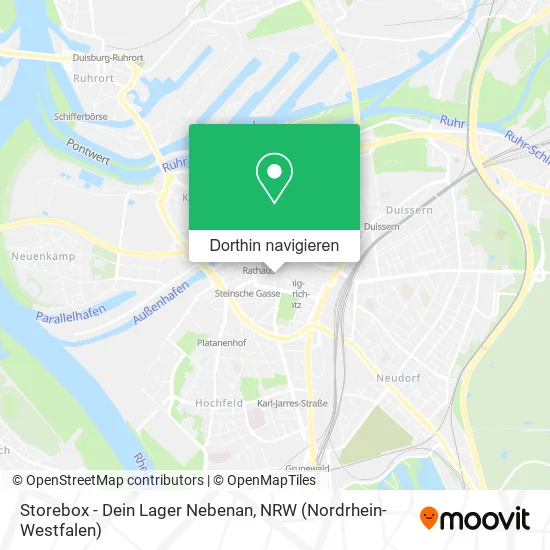 Storebox - Dein Lager Nebenan Karte