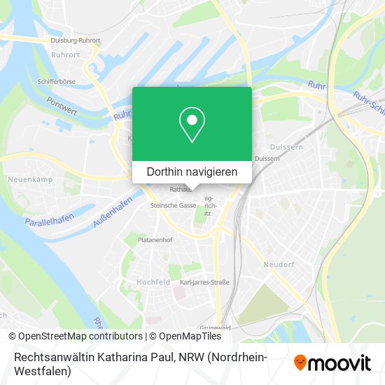 Rechtsanwältin Katharina Paul Karte
