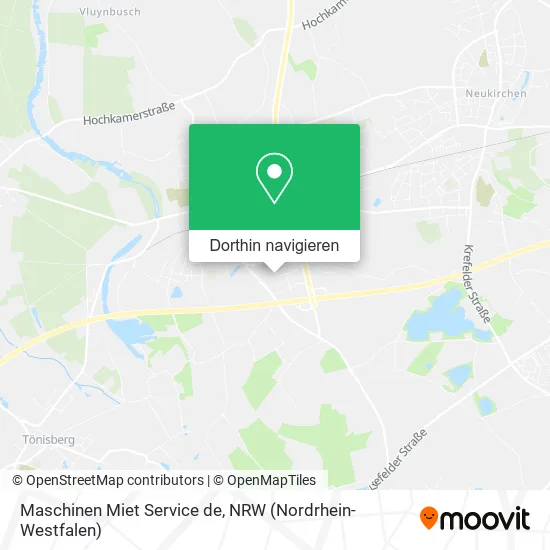 Maschinen Miet Service de Karte