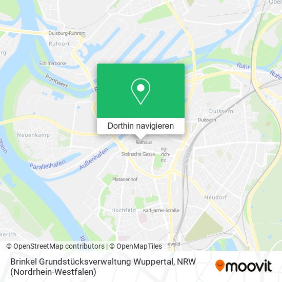 Brinkel Grundstücksverwaltung Wuppertal Karte