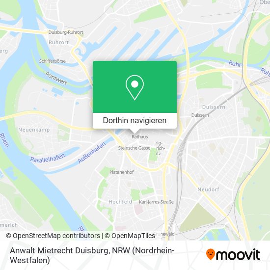 Anwalt Mietrecht Duisburg Karte