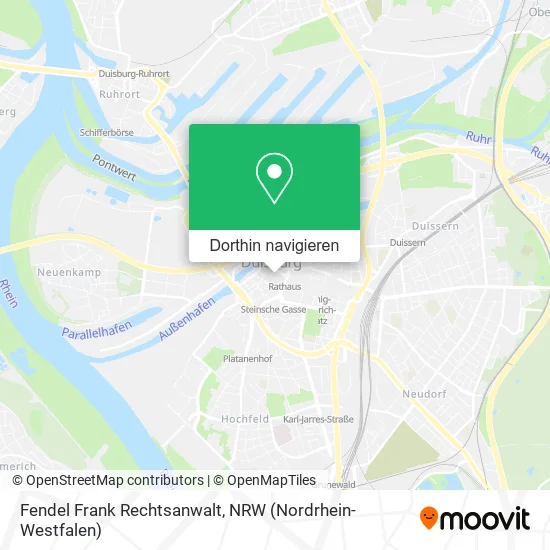 Fendel Frank Rechtsanwalt Karte