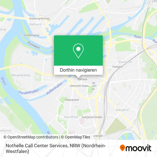 Nothelle Call Center Services Karte