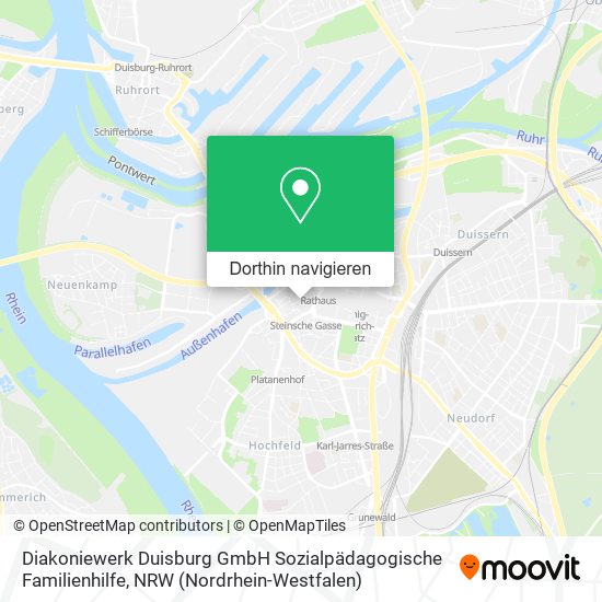 Diakoniewerk Duisburg GmbH Sozialpädagogische Familienhilfe Karte