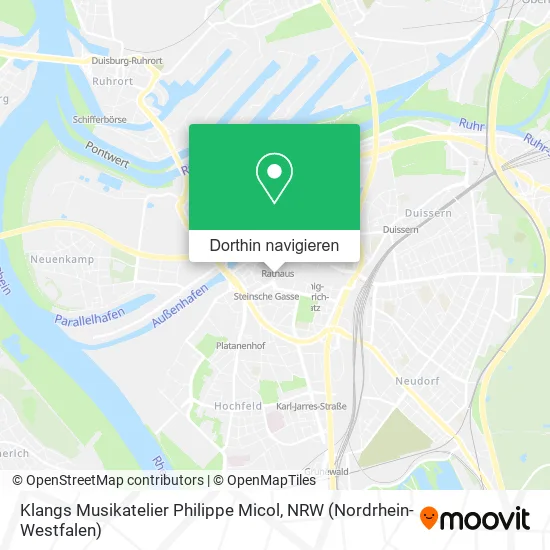 Klangs Musikatelier Philippe Micol Karte