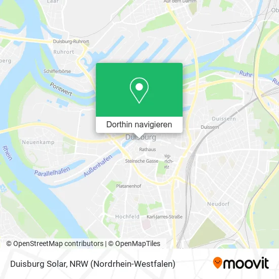Duisburg Solar Karte