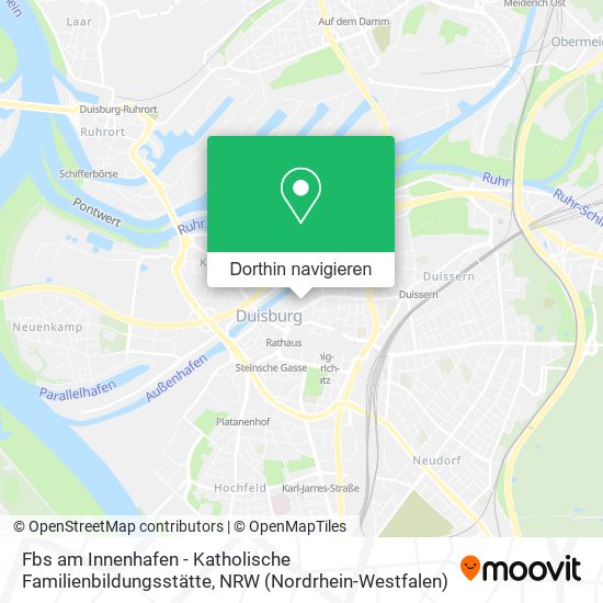 Fbs am Innenhafen - Katholische Familienbildungsstätte Karte