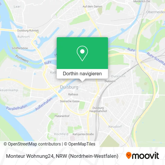 Monteur Wohnung24 Karte