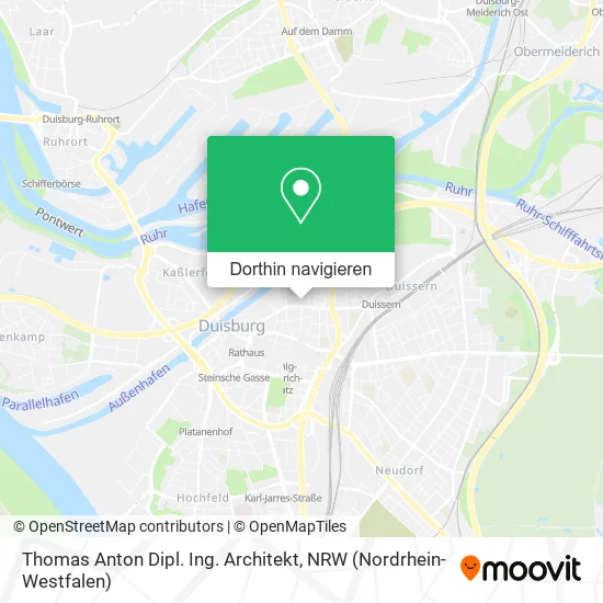 Thomas Anton Dipl. Ing. Architekt Karte