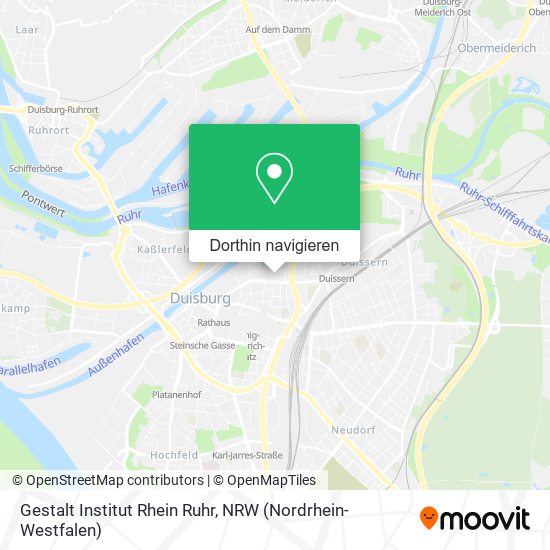 Gestalt Institut Rhein Ruhr Karte