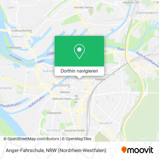 Anger-Fahrschule Karte