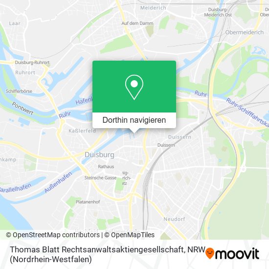 Thomas Blatt Rechtsanwaltsaktiengesellschaft Karte