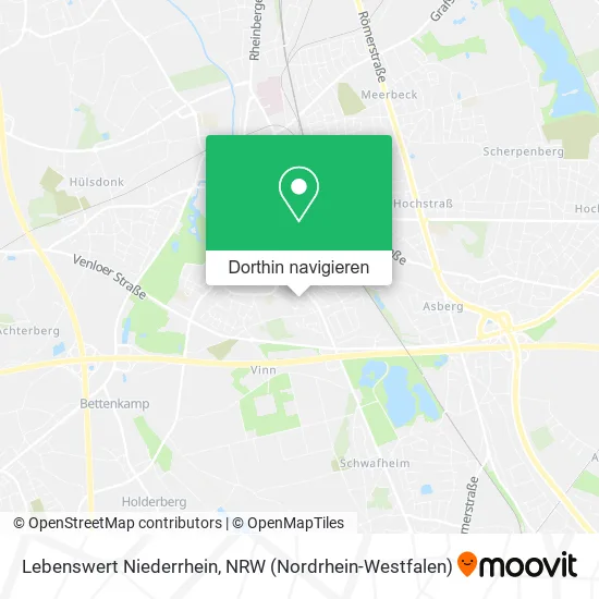 Lebenswert Niederrhein Karte