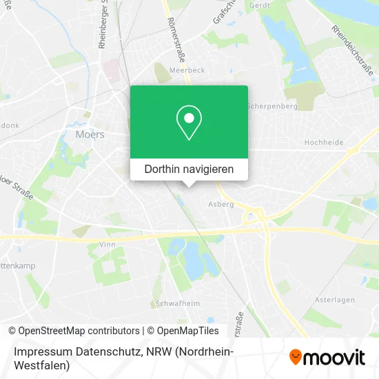 Impressum Datenschutz Karte
