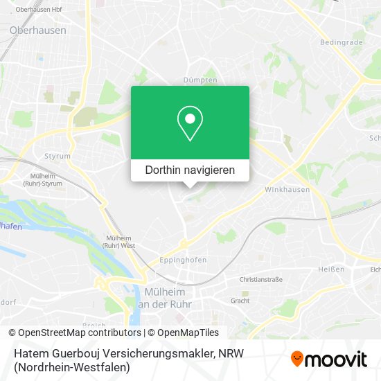 Hatem Guerbouj Versicherungsmakler Karte