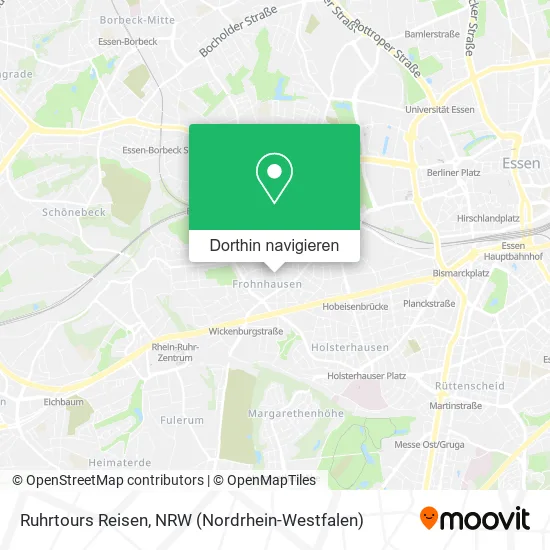 Ruhrtours Reisen Karte