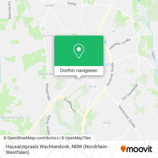 Hausarztpraxis Wachtendonk Karte
